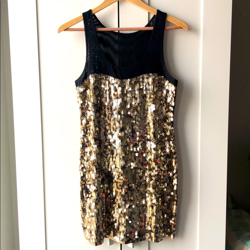 Express, sequin party dress